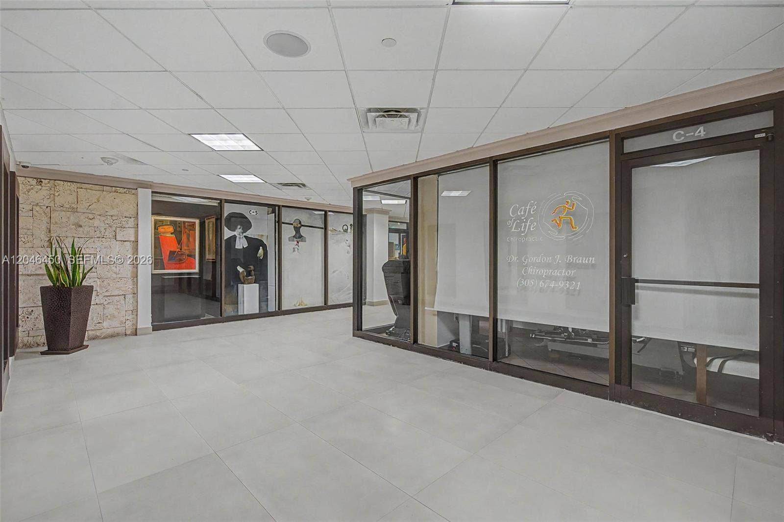 2555 Collins Avenue, #1814, Miami Beach, FL 33140 Retail are in building including convnenint Market, dentist, chiropracter, gallery + more