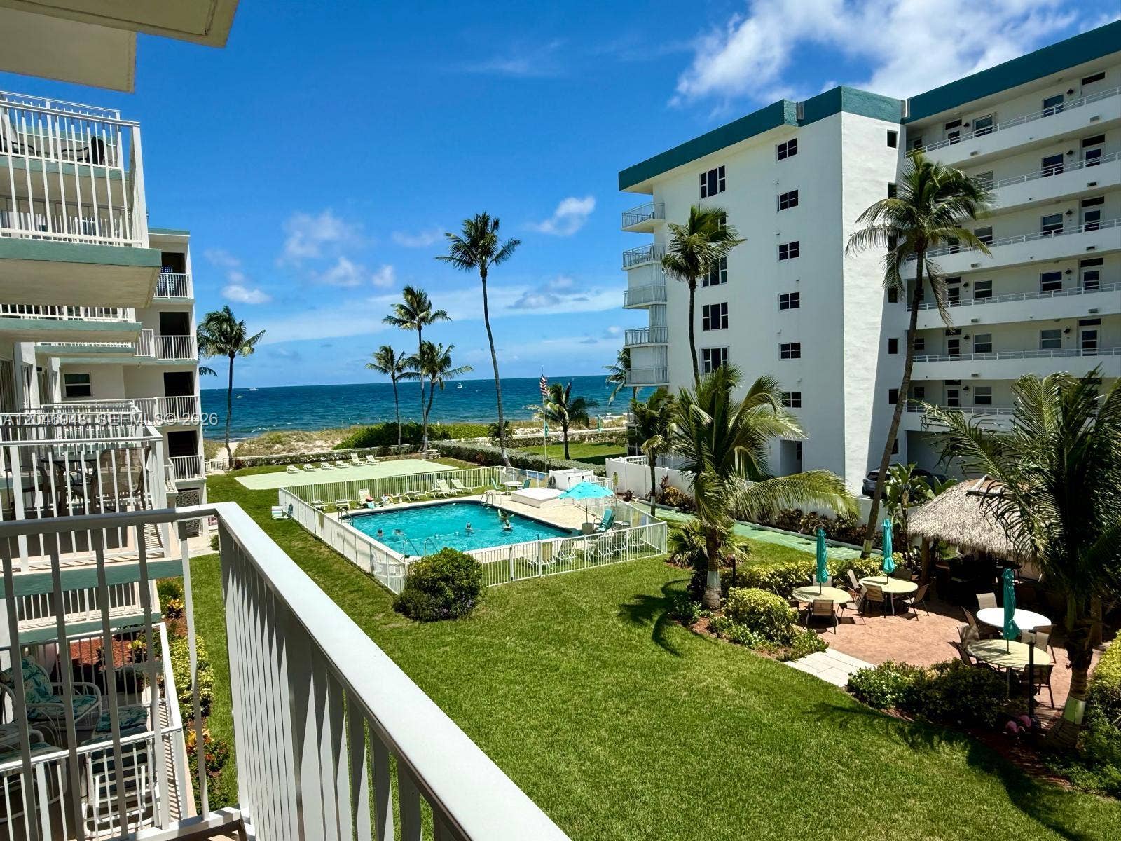 1750 S Ocean Boulevard, #304E, Lauderdale-By-The-Sea, Lauderdale By The Sea, FL 33062 View from the balcony