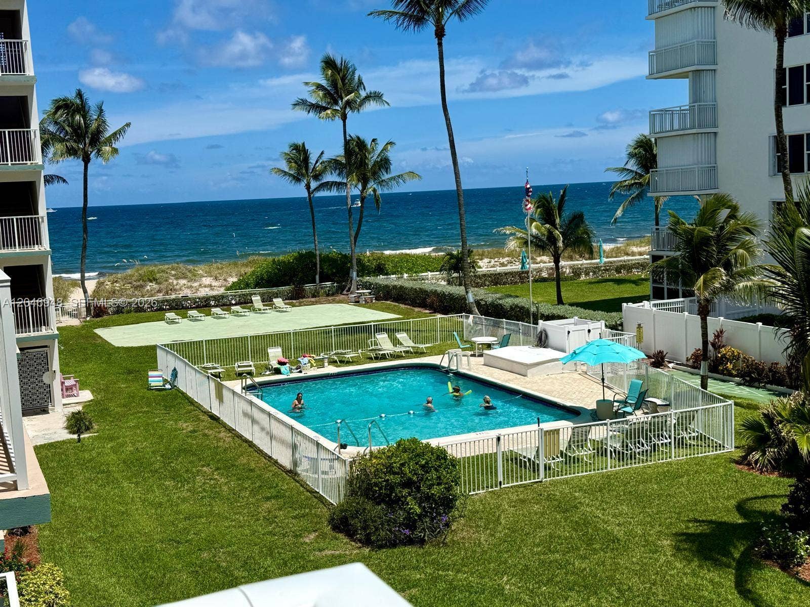 1750 S Ocean Boulevard, #304E, Lauderdale-By-The-Sea, Lauderdale By The Sea, FL 33062 View from the balcony