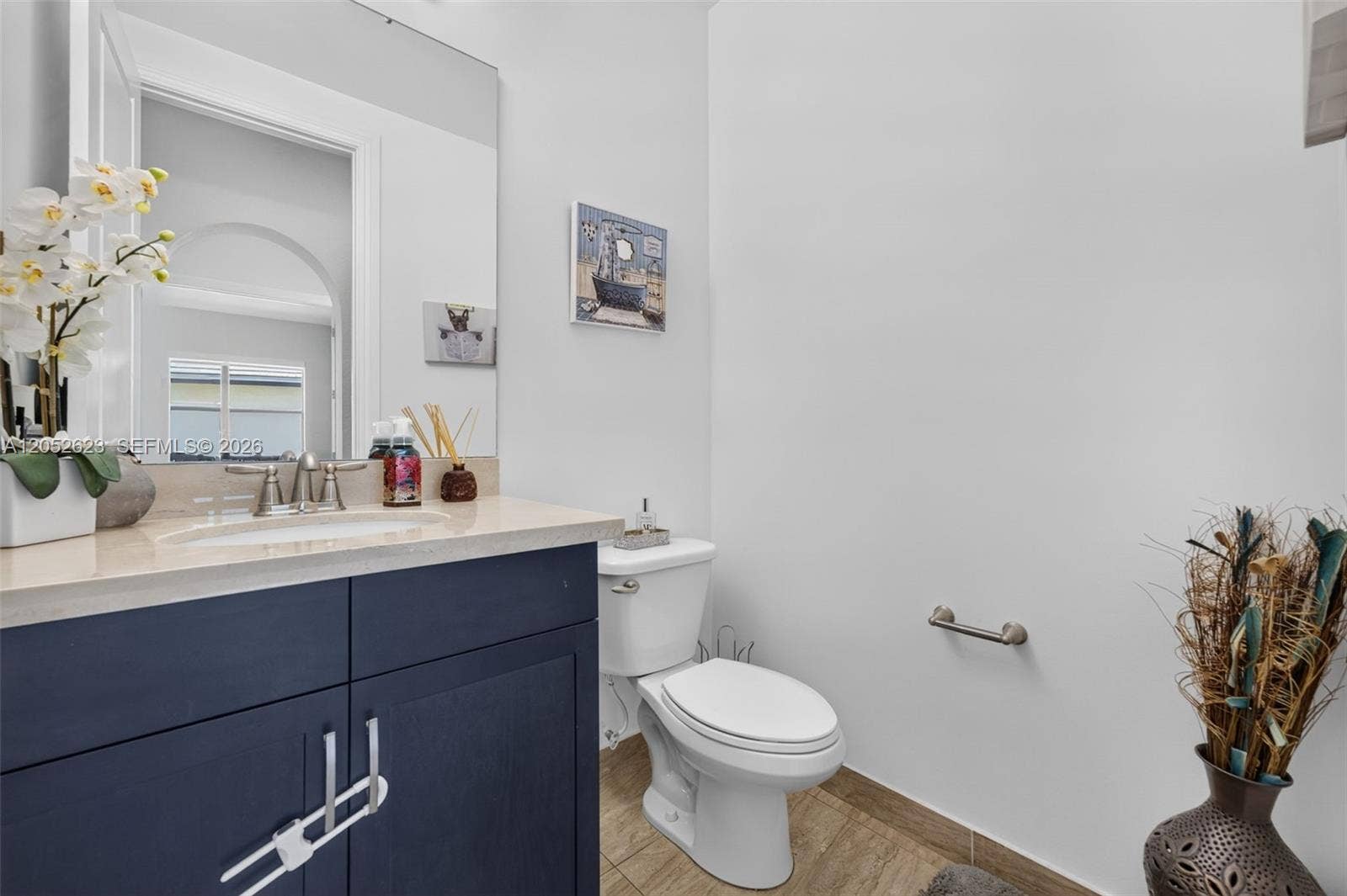 First floor half bath