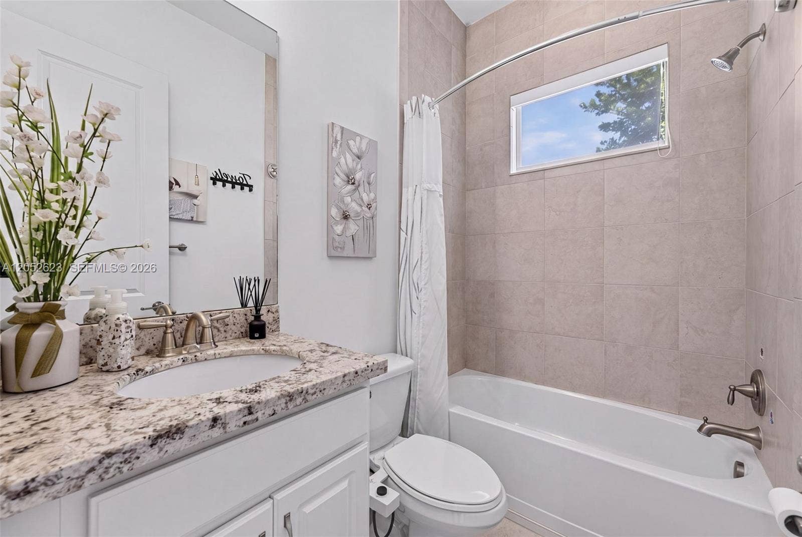First floor full bathroom