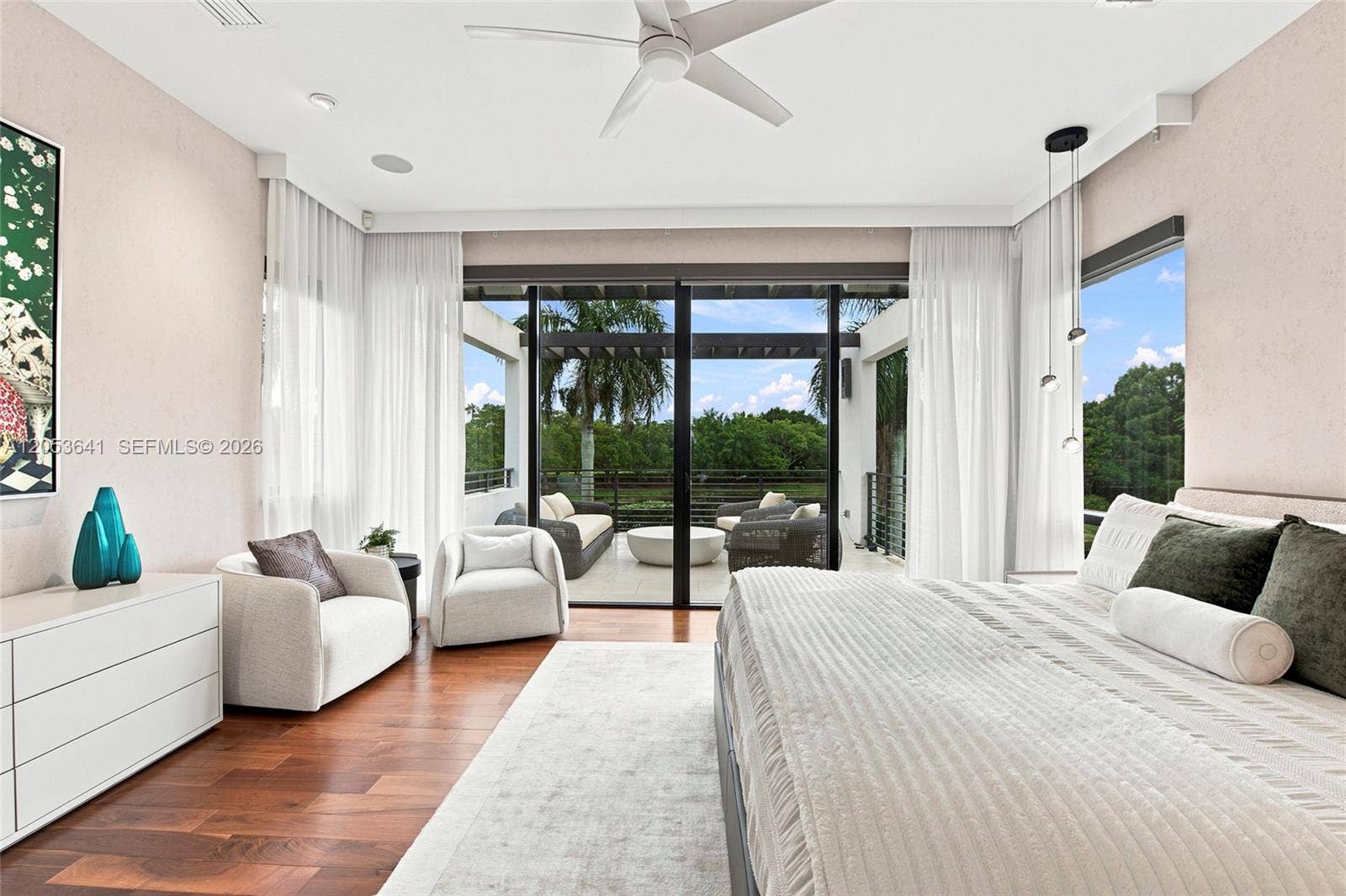 3714 Pine Lake Drive, Weston, FL 33332 Electric blinds and drapes
