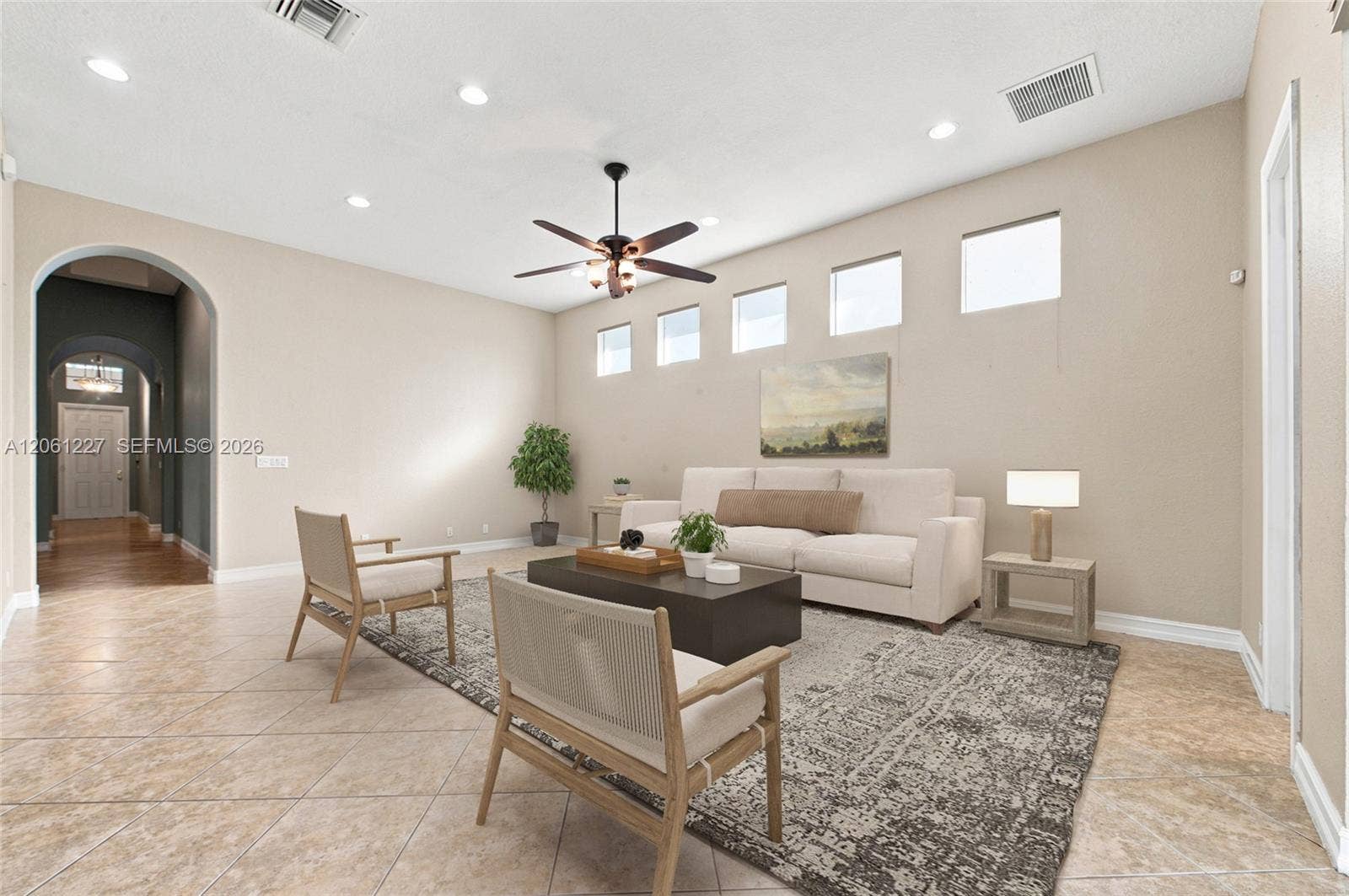 Staged Photo of Living room