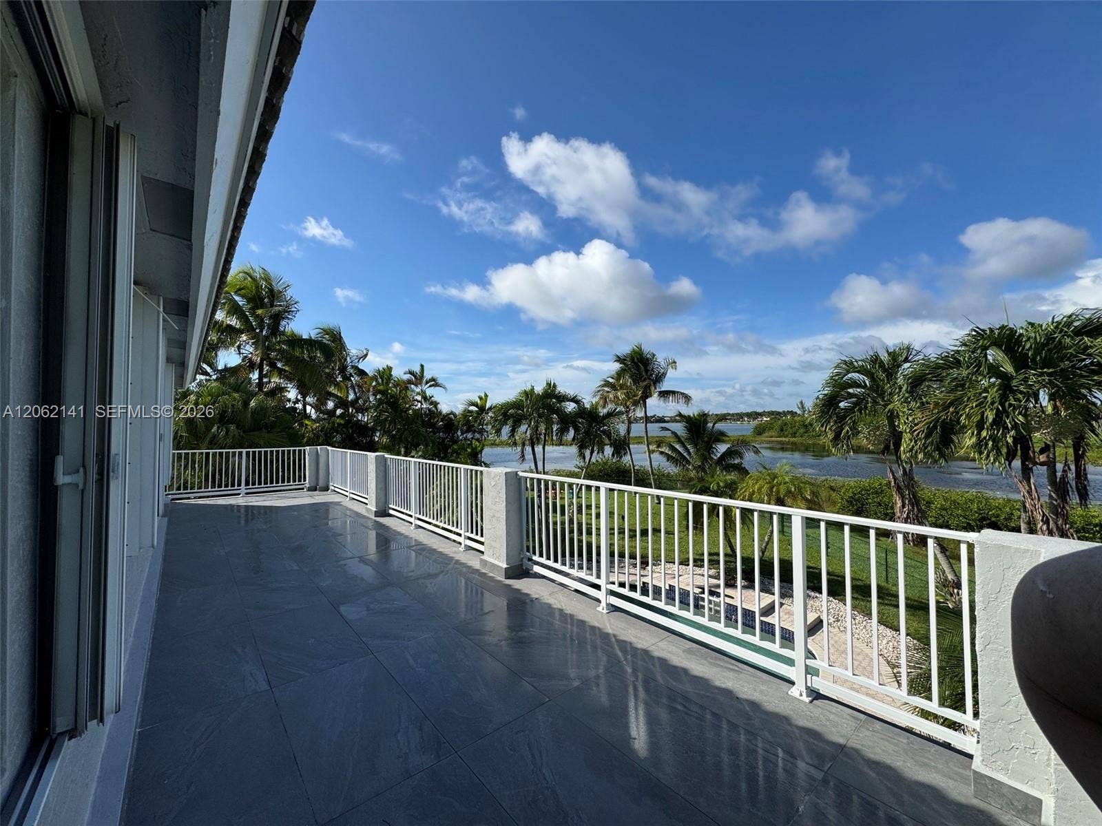 view from the balcony