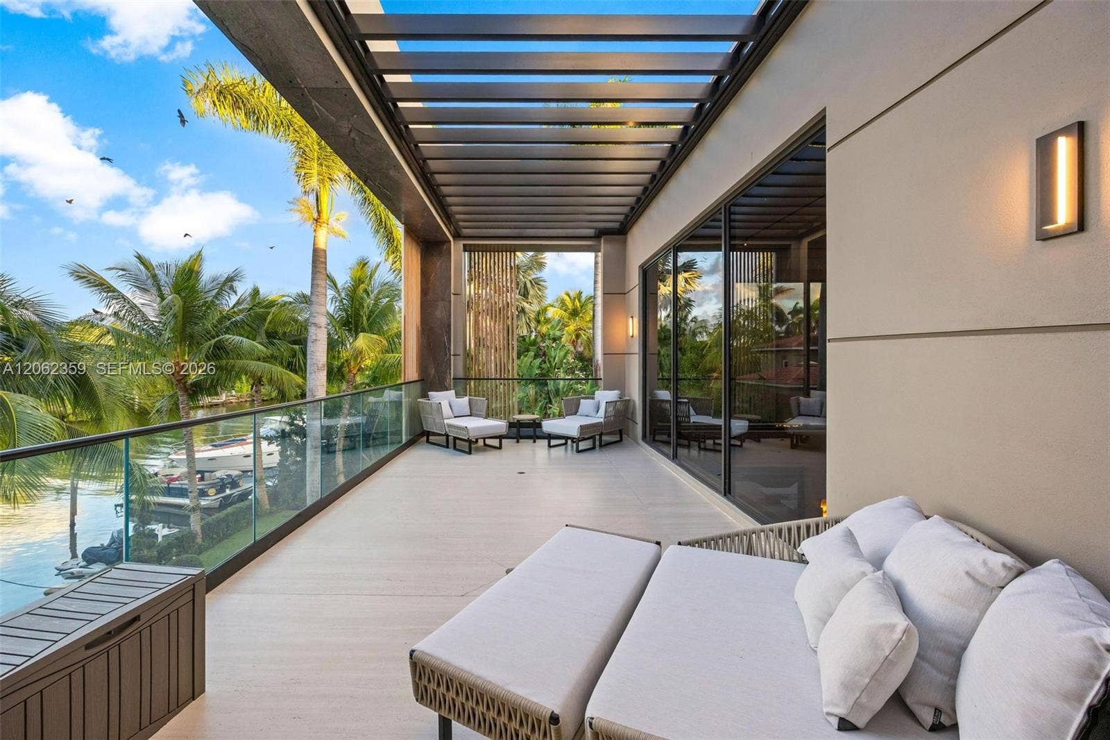 905 Belle Meade Island Drive, Miami, FL 33138 Master Balcony