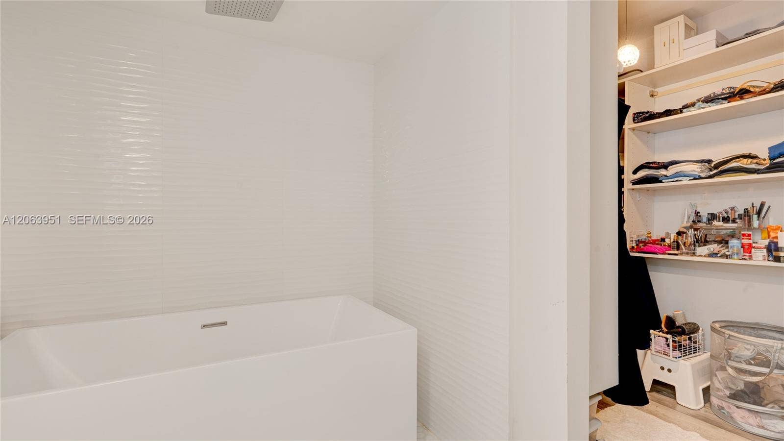 16325 Golf Club Road, #101, Weston, FL 33326 Master bath / Walking Closet