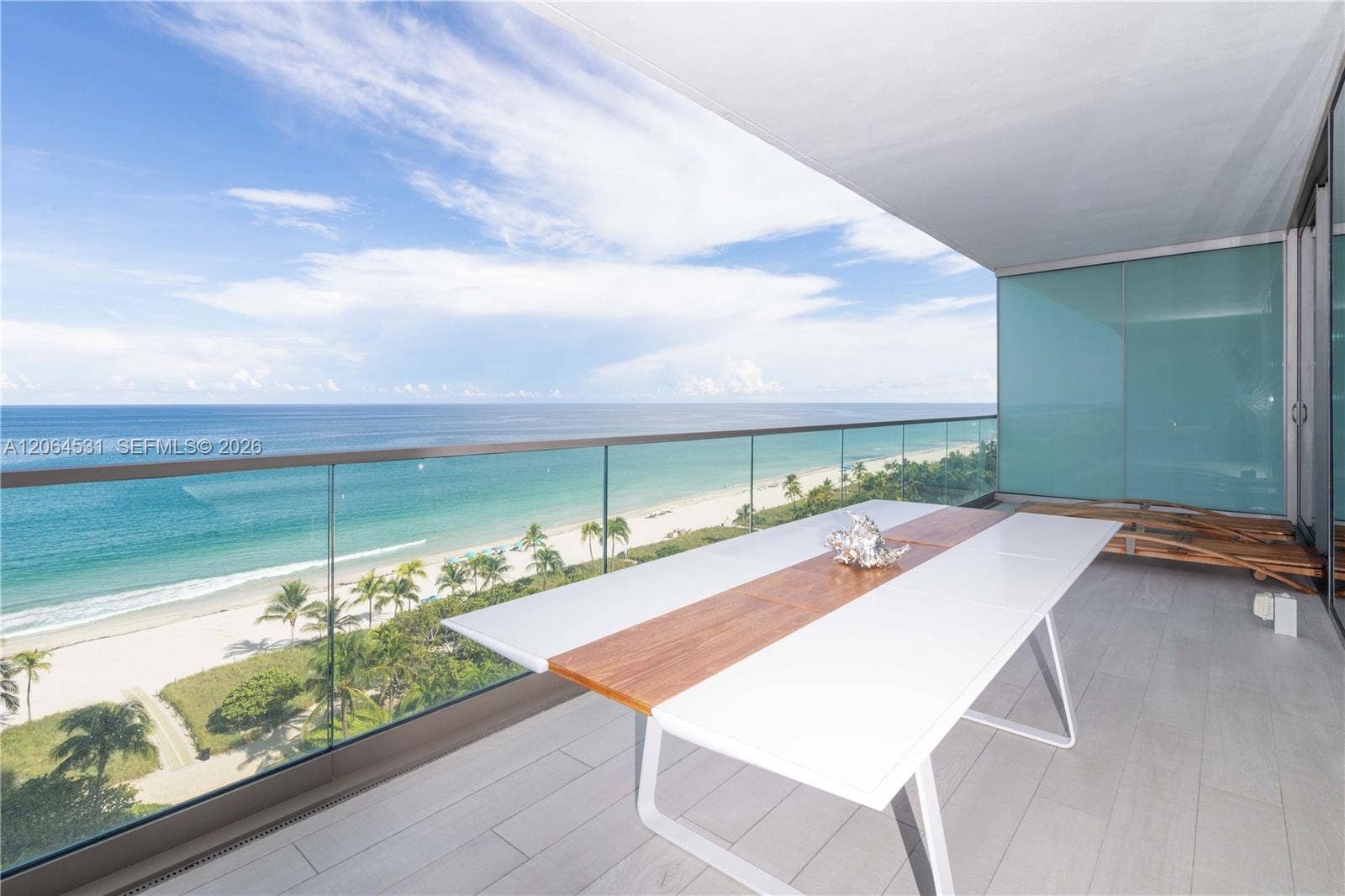 10201 E Collins Avenue, #1002, Bal Harbour, Bal Harbour, FL 33154 expansive balcony