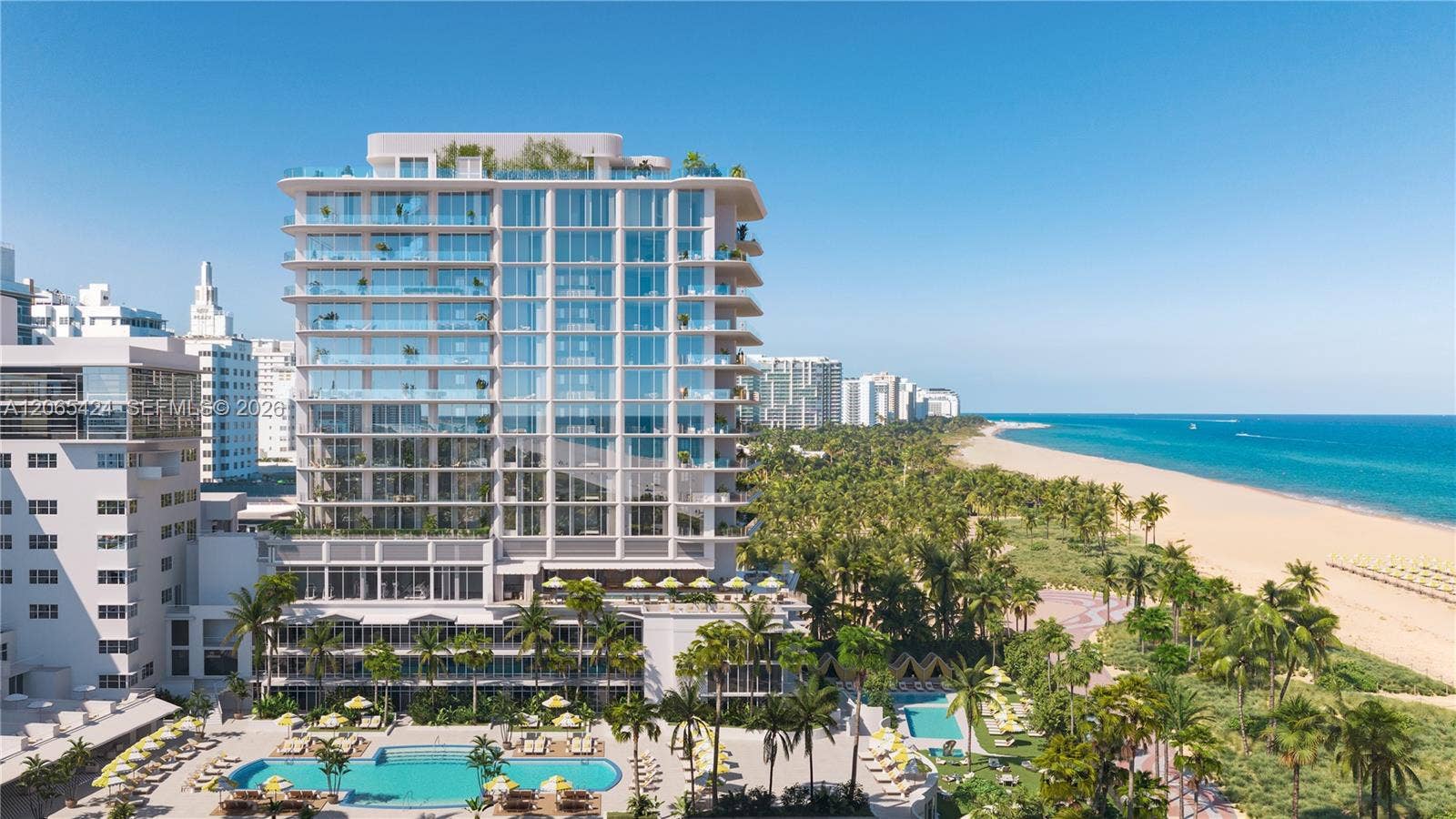 1671 Collins Avenue, #16A, Miami Beach, FL 33139 Artist rendering - digitally created