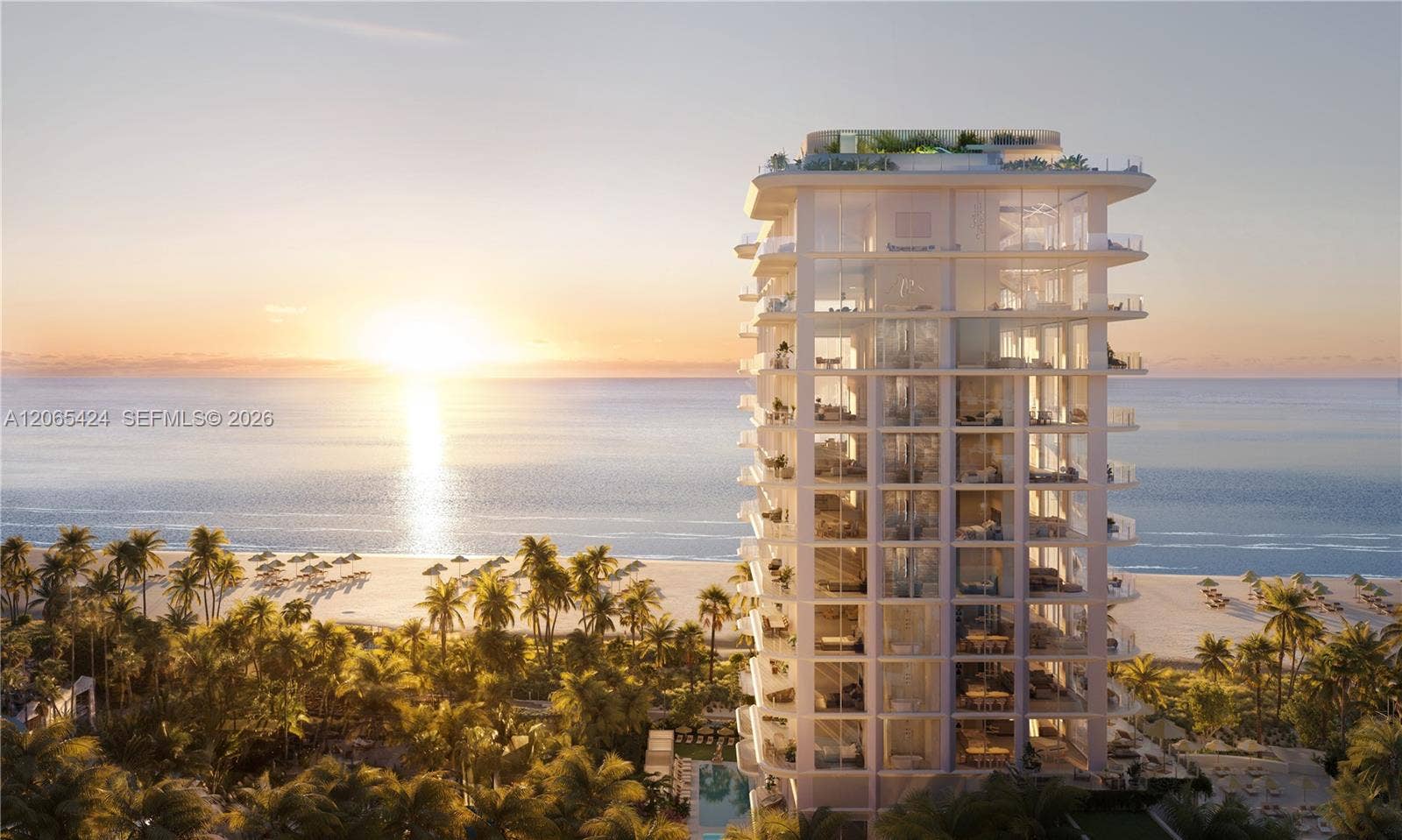 1671 Collins Avenue, #16A, Miami Beach, FL 33139 Artist rendering - digitally created
