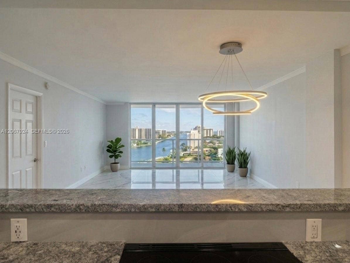 3800 S Ocean Drive, #802, Hollywood, FL 33019 View from inside kitchen