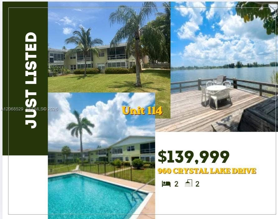 960 Crystal Lake Drive, #114, Deerfield Beach, FL 33064 Photo 2