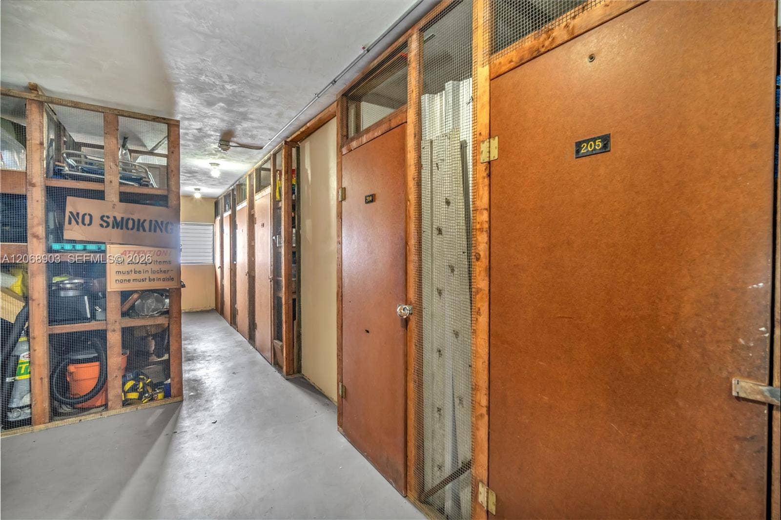 1100 SW 12th Street, #309, Fort Lauderdale, FL 33315 Separate storage cage
