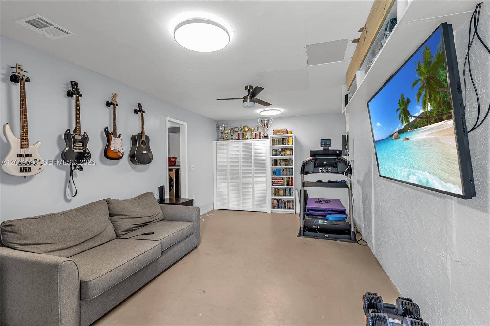 12220 Croton Way, Cooper City, FL 33026 Garage Converted to a MAN CAVE
