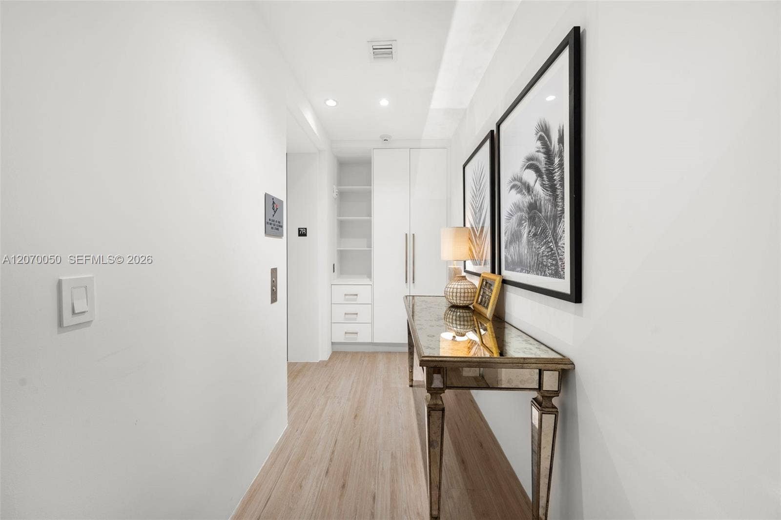 8701 Collins Avenue, #705, Miami Beach, FL 33154 Private Elevator Lobby