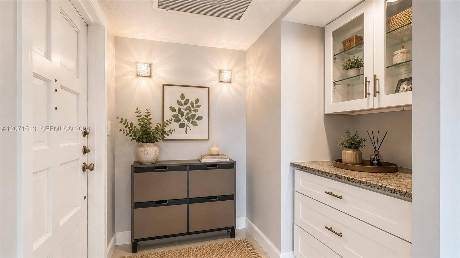 Virtually staged to help you visualize the space and inspire dcor ideas.