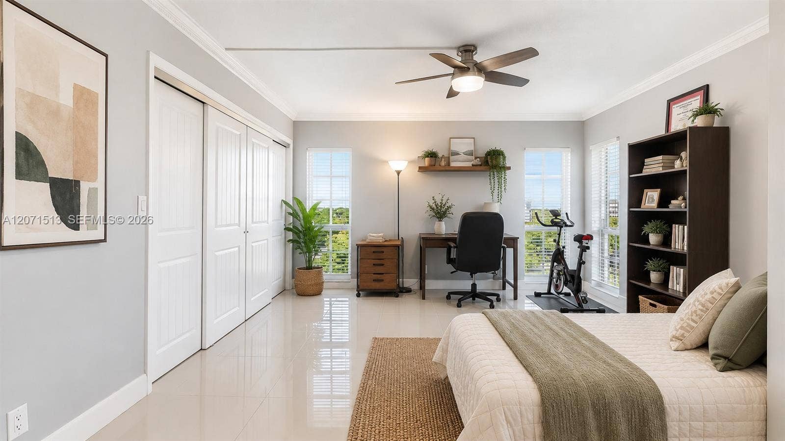 Virtually staged to help you visualize the space and inspire dcor ideas.