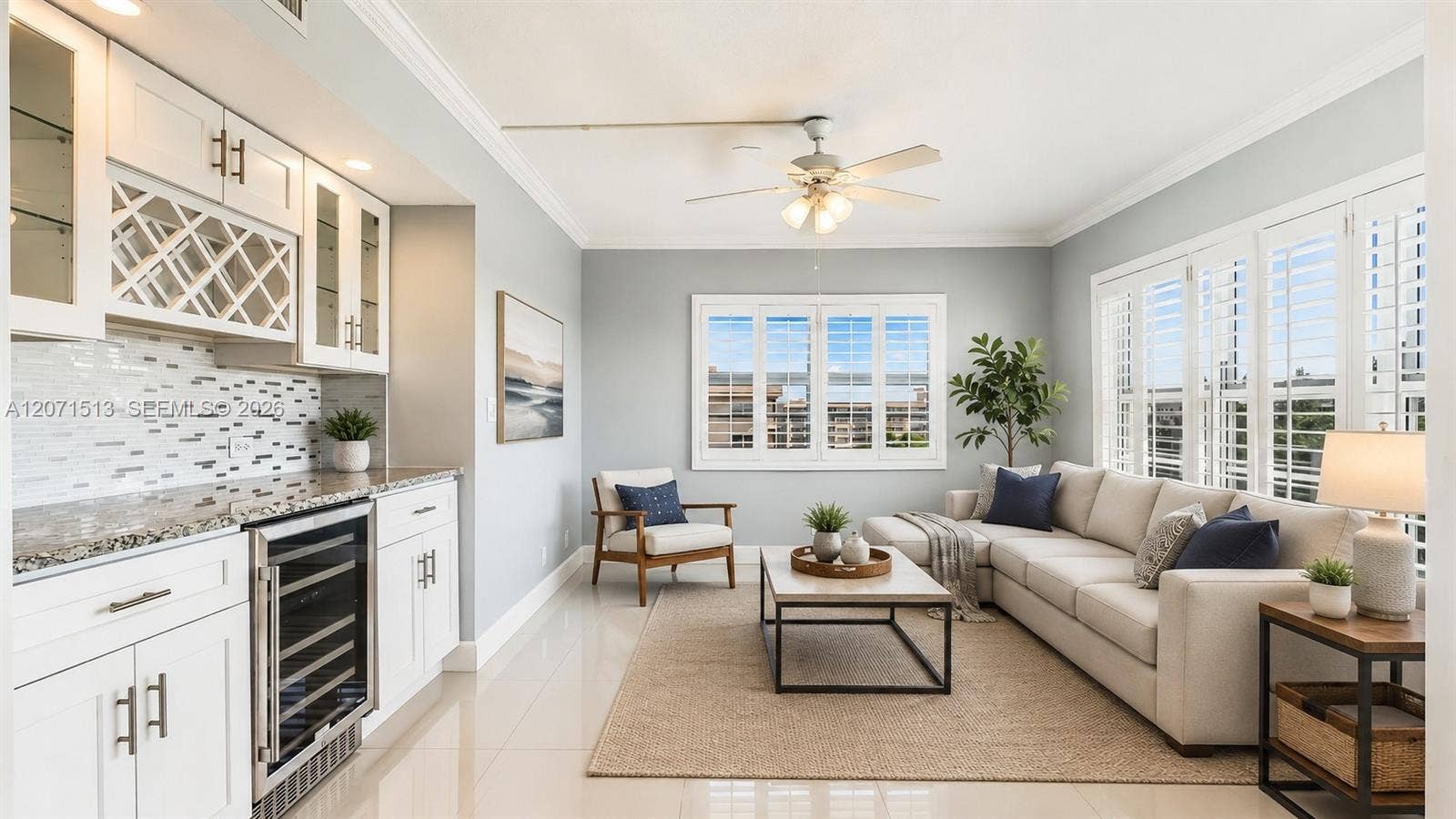 Virtually staged to help you visualize the space and inspire dcor ideas.