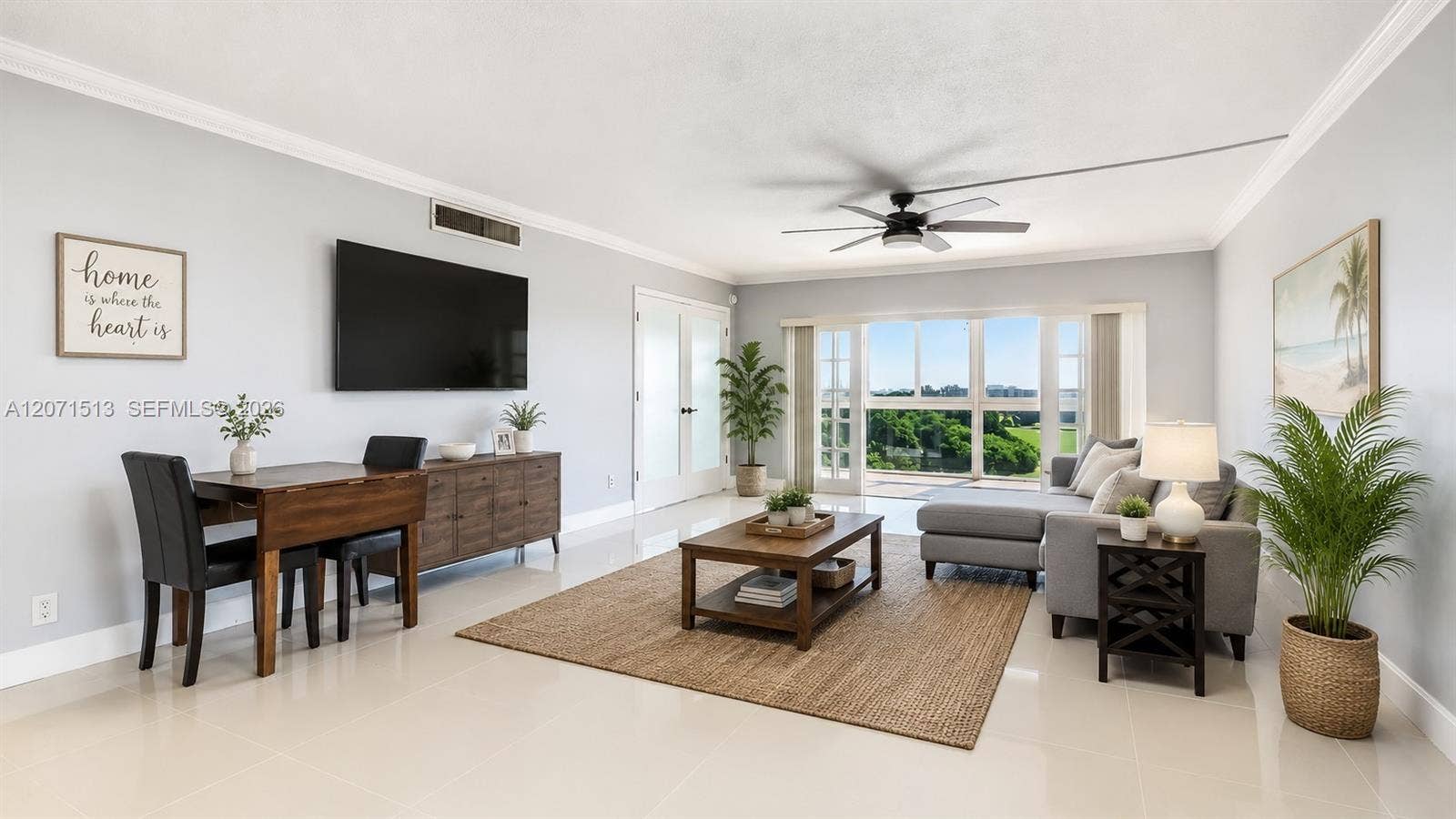 Virtually staged to help you visualize the space and inspire dcor ideas.