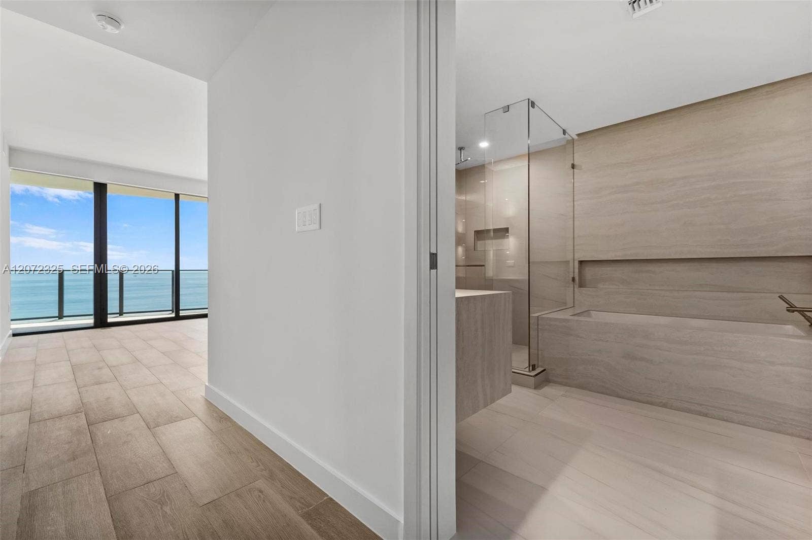 900 N Ocean Boulevard, #1202, Pompano Beach, FL 33062 Hallway to bedroom