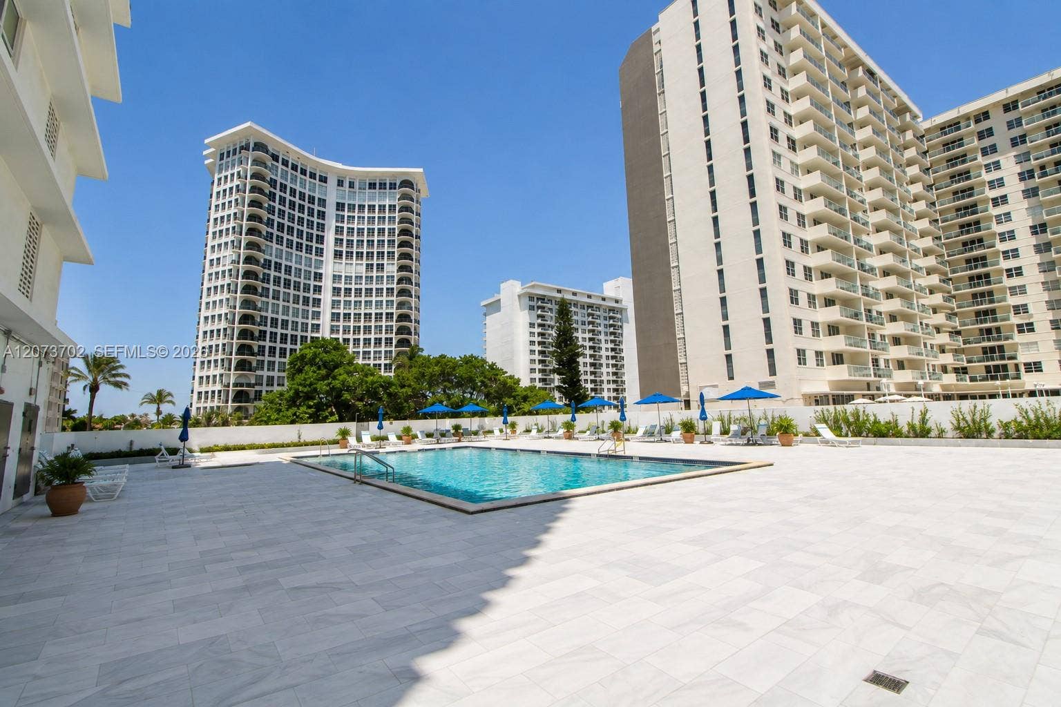 5601 Collins Avenue, #1009, Miami Beach, FL 33140 Deck North Exposure