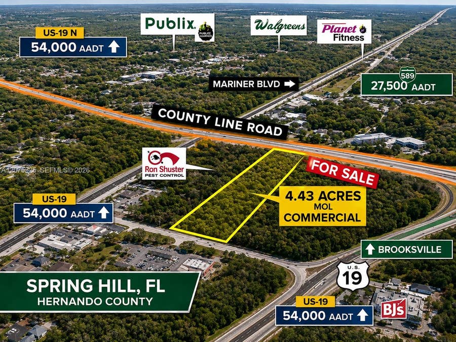 Property photo for County Line Road, Spring Hill, FL