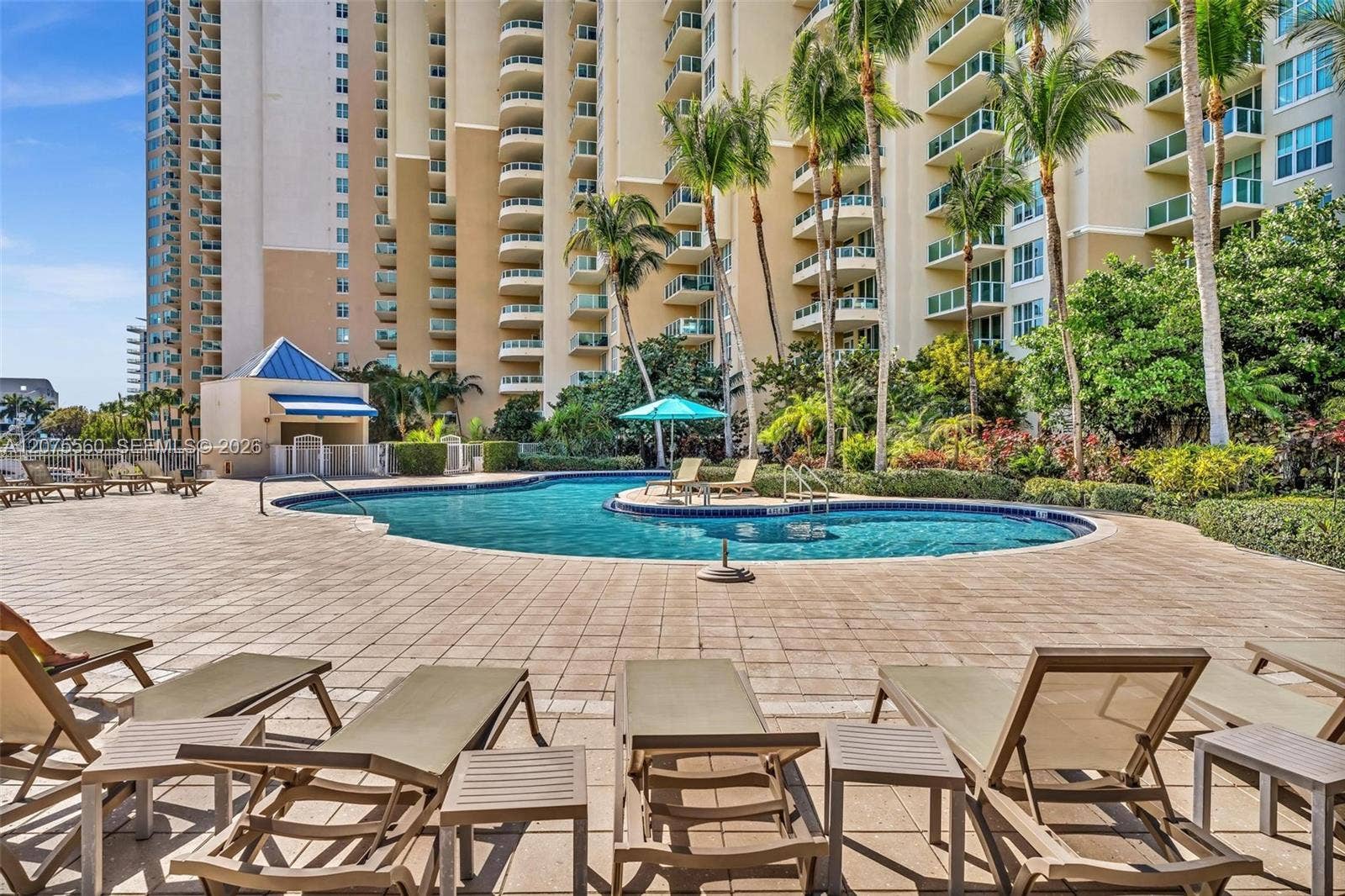 3370 Hidden Bay Drive, #815, Aventura, FL 33180 2nd pool at Clubhouse/Spa building