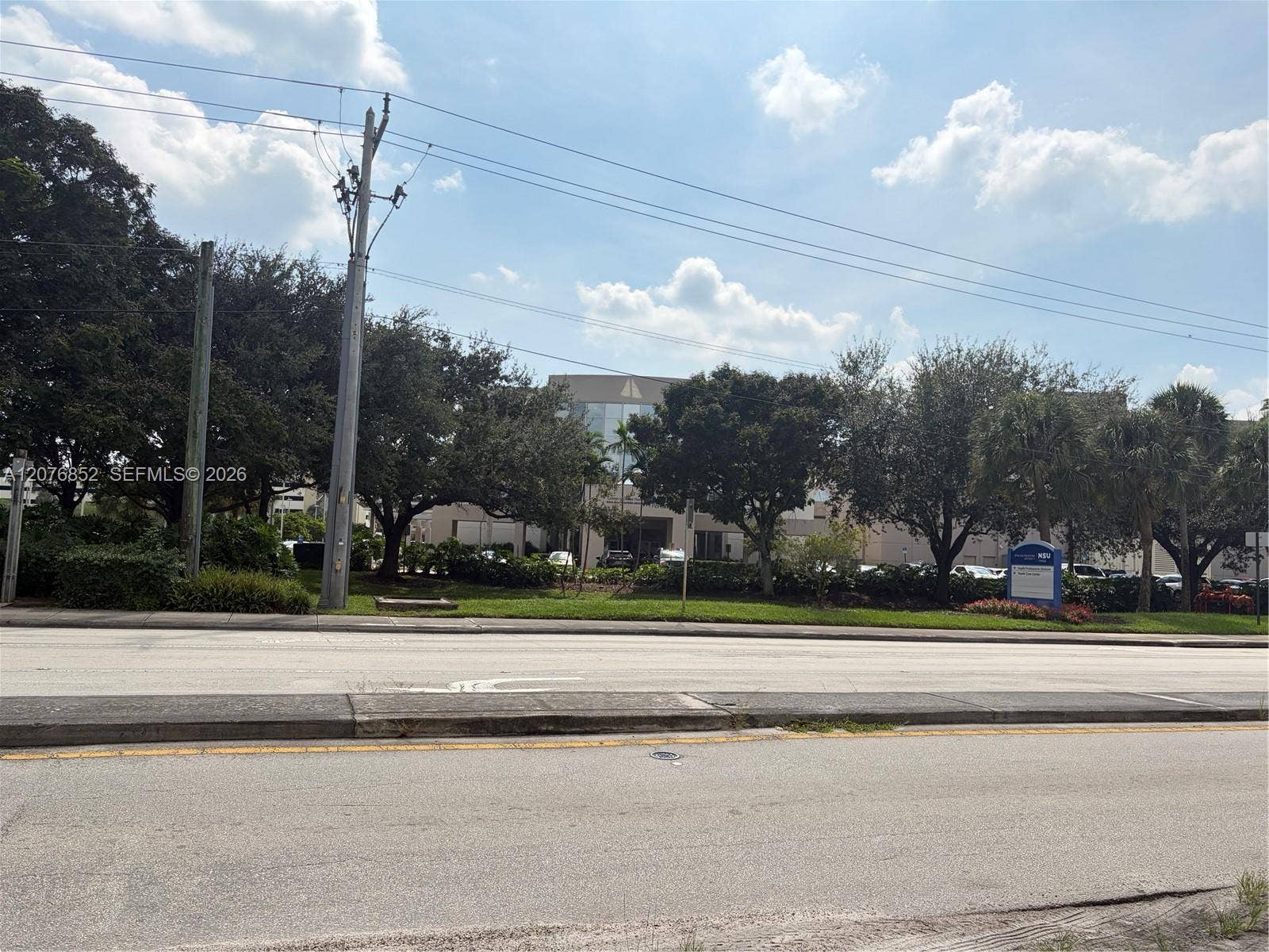 NSU health campus acroos the street