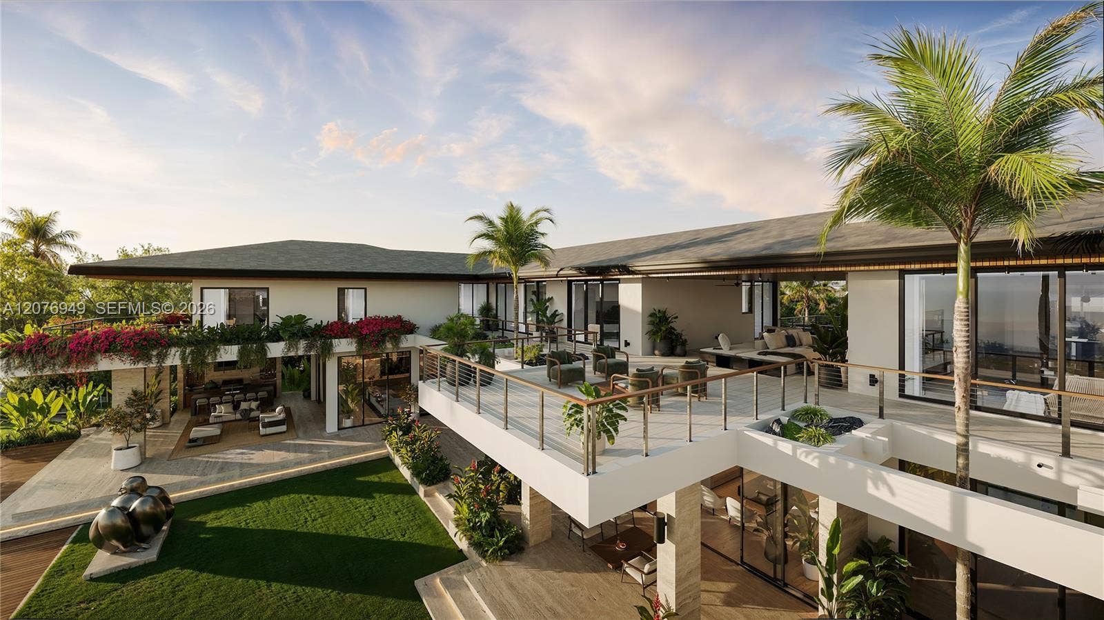 190 Casuarina Concourse, Coral Gables, FL 33143 2nd Level Breezeway and Balconies