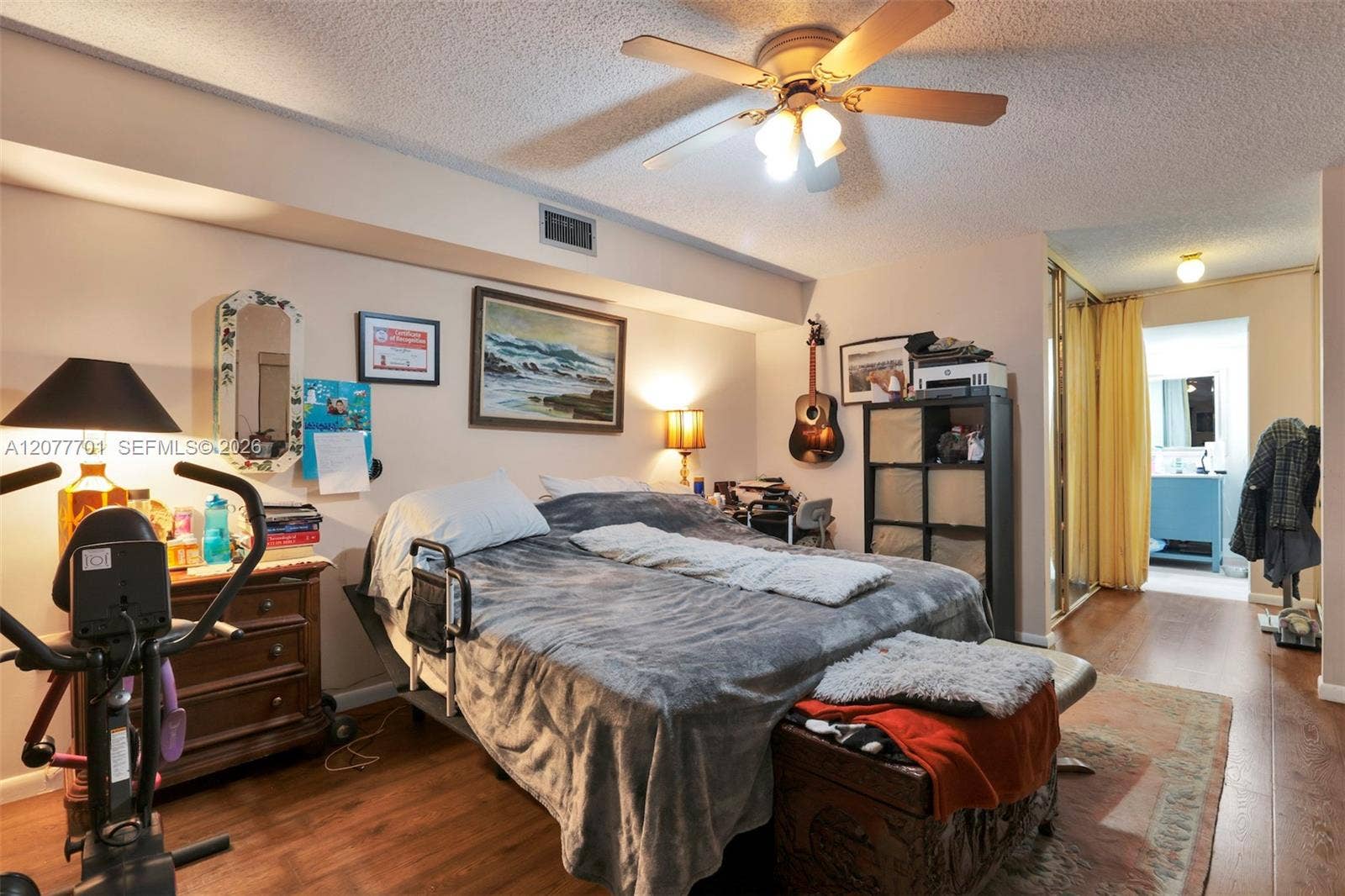 Master bedroom with walk in Closet and ensuite bathroom