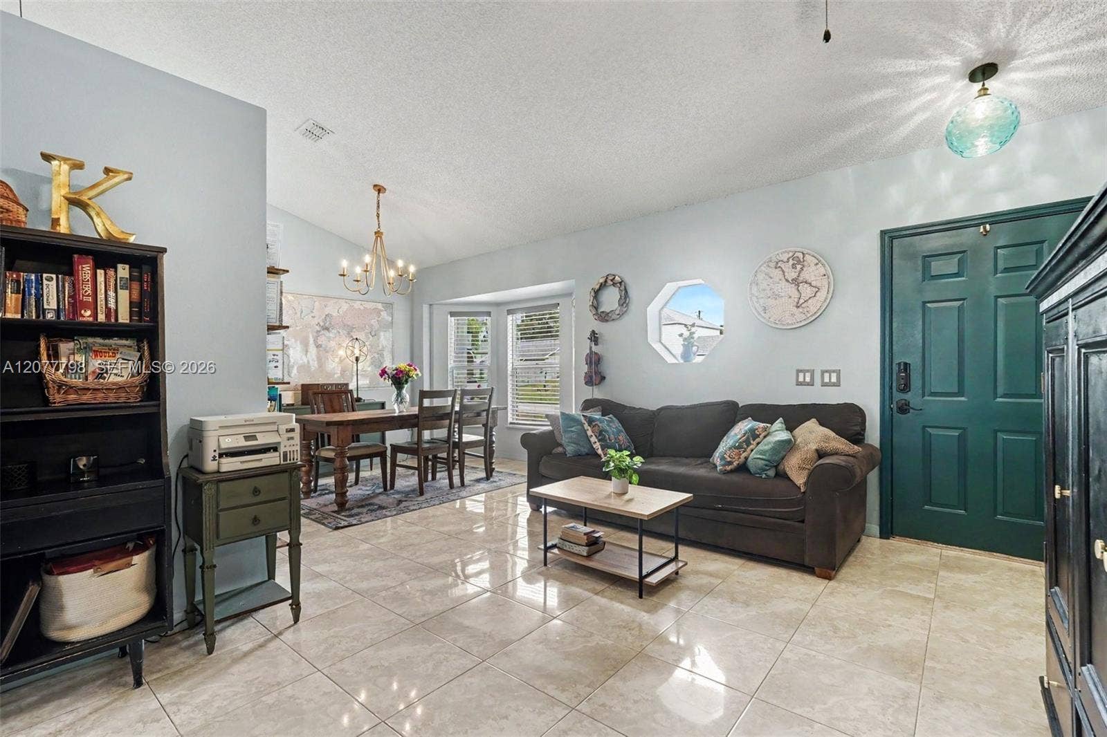 534 Davidson Street SE, Palm Bay, FL 32909 Living room with view of dinig room