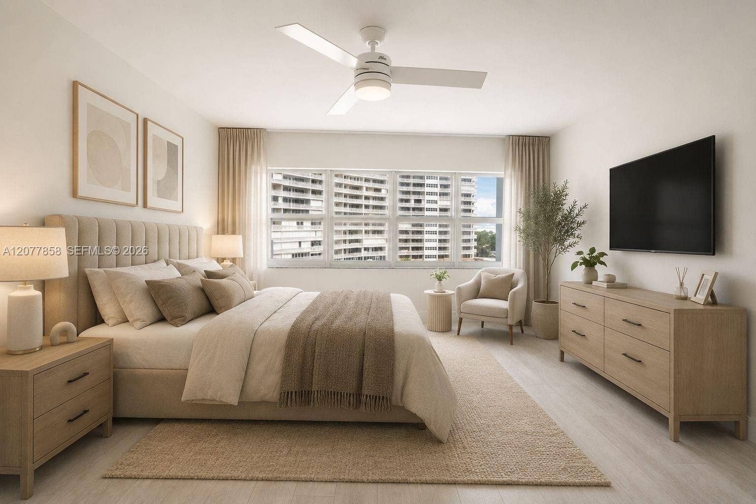 2100 S Ocean Drive, #5B, Fort Lauderdale, FL 33316 Digitally staged