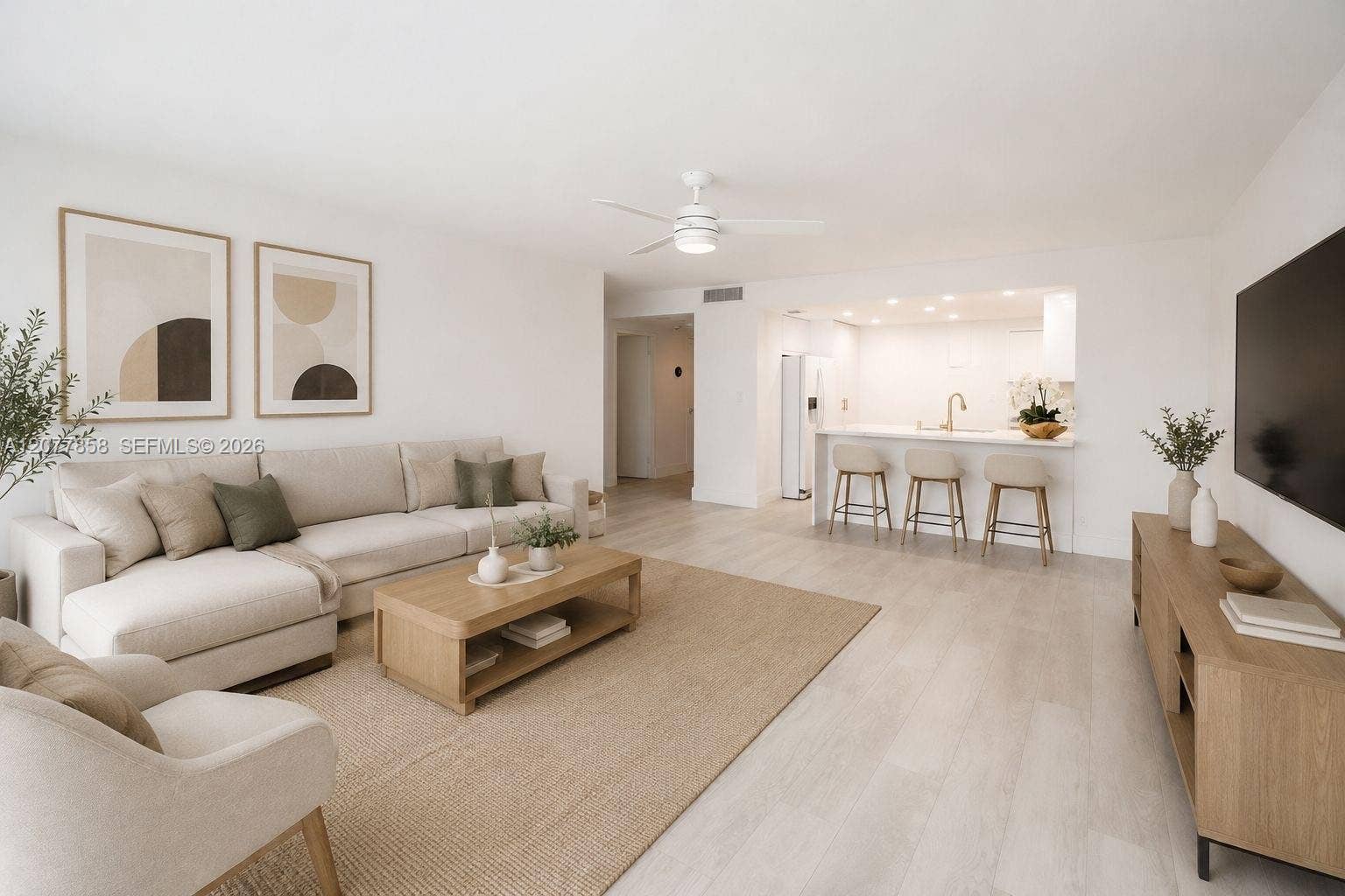 2100 S Ocean Drive, #5B, Fort Lauderdale, FL 33316 Digitally staged