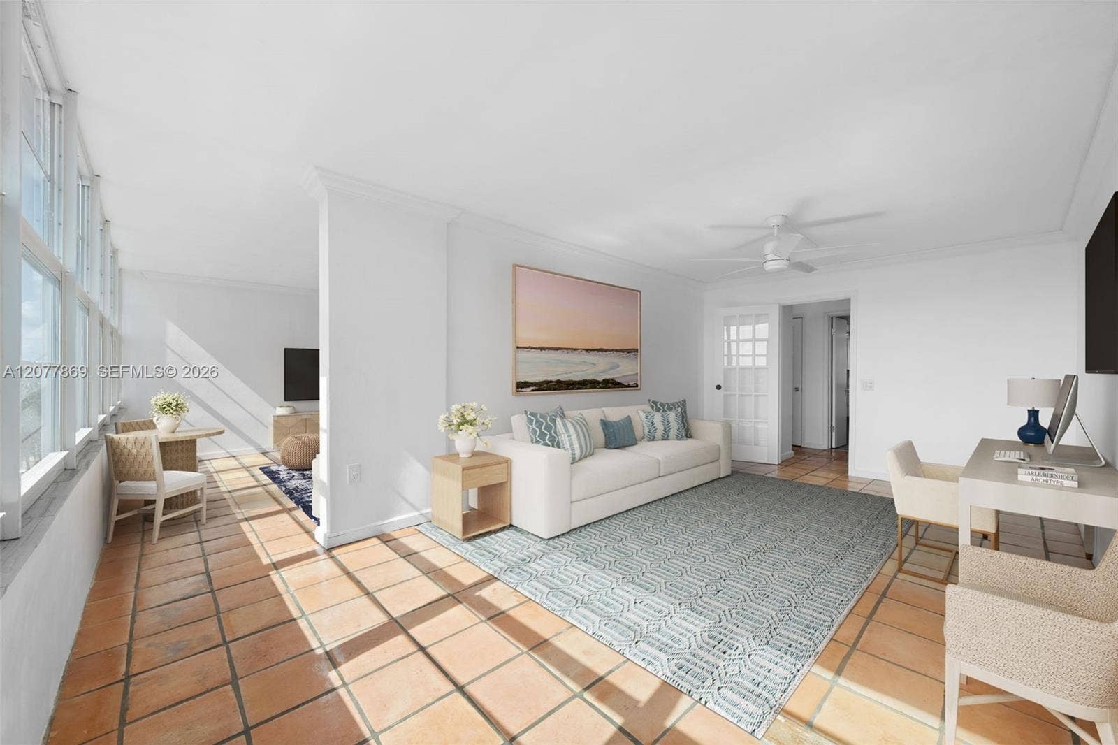 401 SE 25th Avenue, #605, Fort Lauderdale, FL 33301 Virtual Staged Office / Lounge