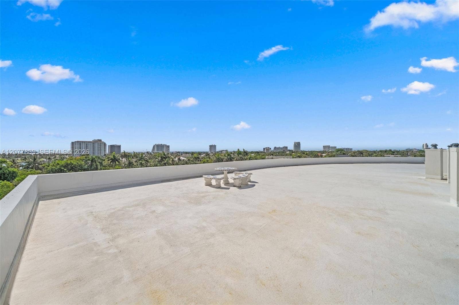 401 SE 25th Avenue, #605, Fort Lauderdale, FL 33301 Roof Top Deck with 360 degree views