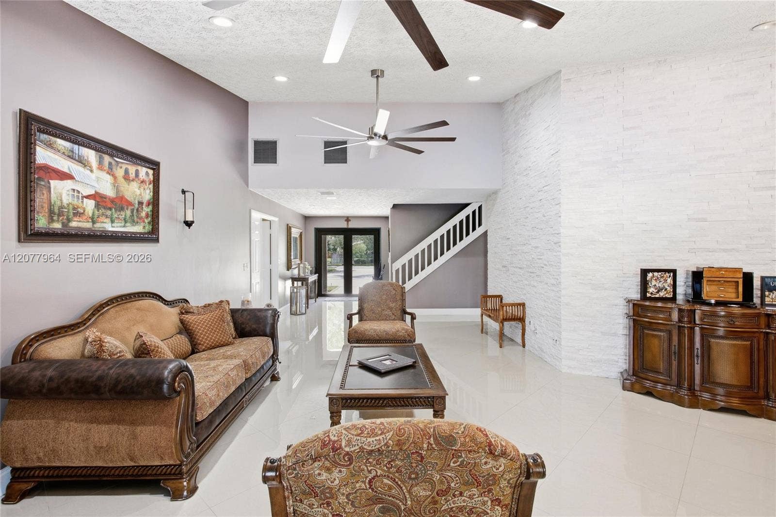3151 SW 133rd Terrace, Davie, FL 33330 LIVING ROOM VIEW FACING FRONT DOOR ENTRY
