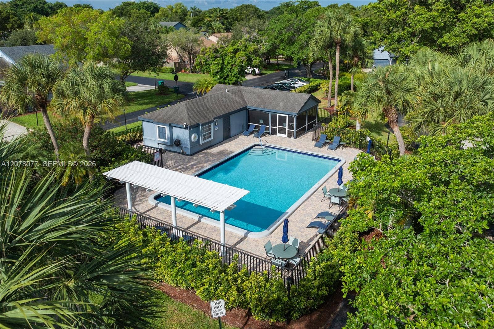 6526 Windsor Drive, Parkland, FL 33067 Community Pool Aerial