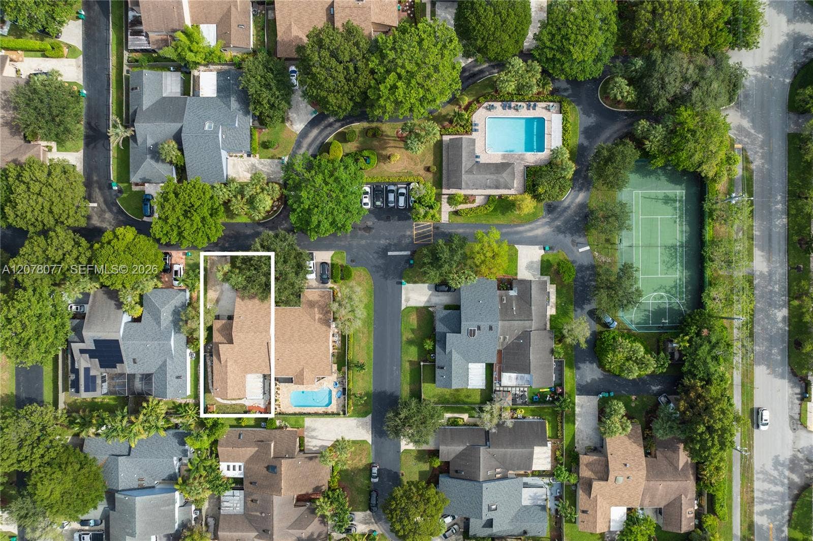 6526 Windsor Drive, Parkland, FL 33067 Aerial Top Neighborhood