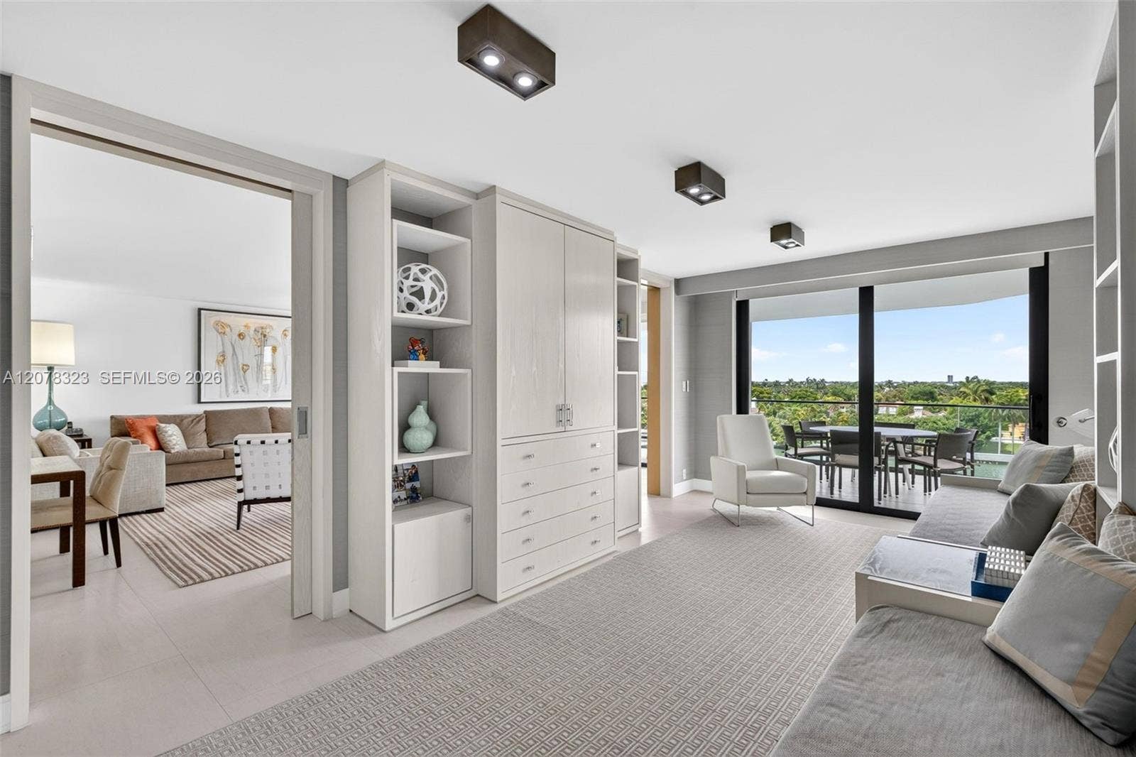 looking into living room