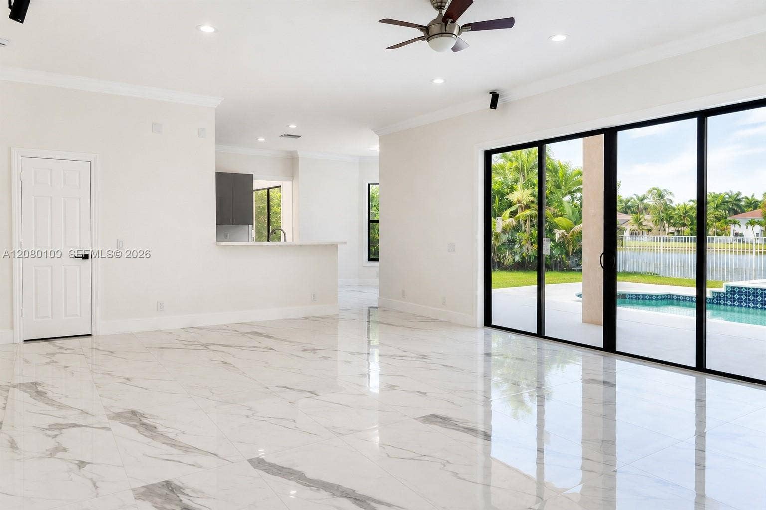 1672 Victoria Pointe Circle, Weston, Weston, FL 33327 Family Room Kitchen View