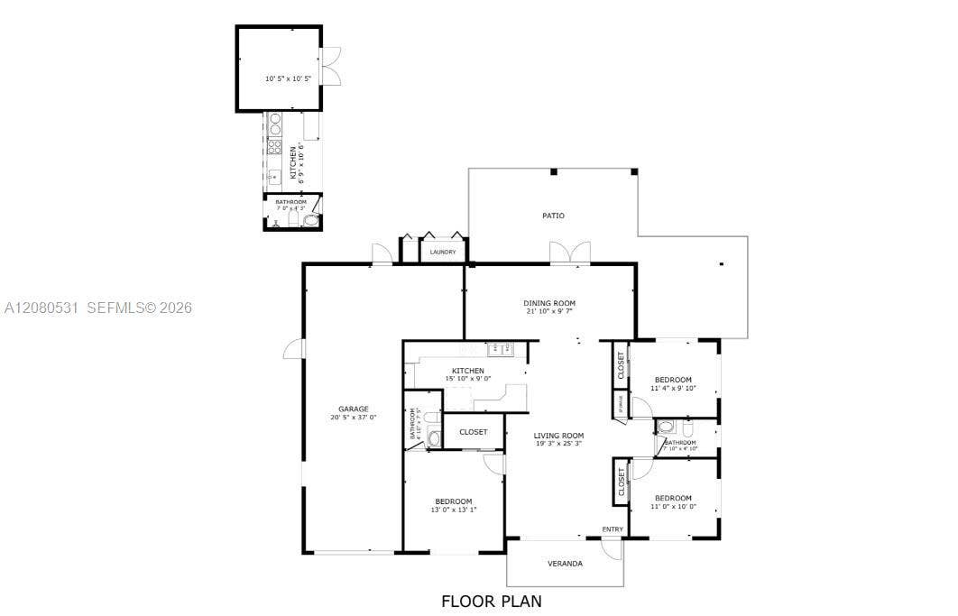 5505 W 14th Lane, Hialeah, FL 33012 Floor plan