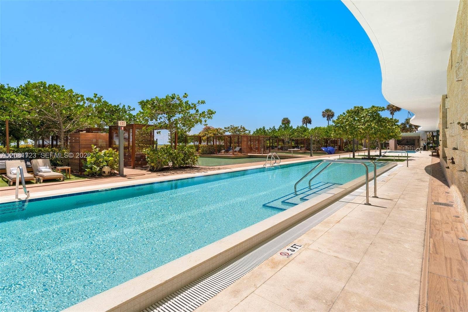 9349 Collins Avenue, #406, Surfside, Surfside, FL 33154 Lap Pool