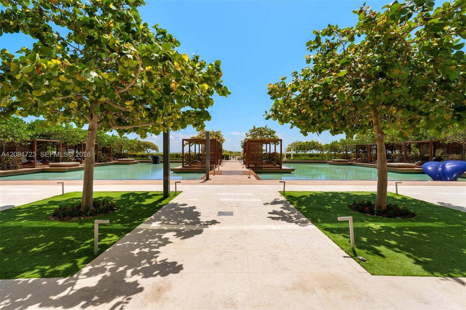 9349 Collins Avenue, #406, Surfside, Surfside, FL 33154 Pool Area