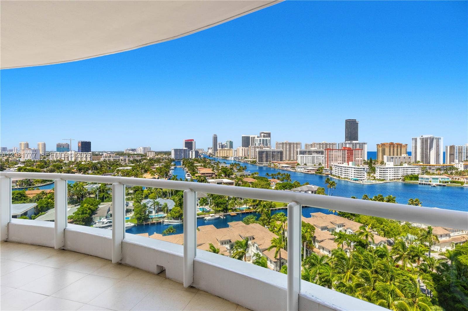 21200 NE Point Place, #1404, Aventura, FL 33180 North Balcony View