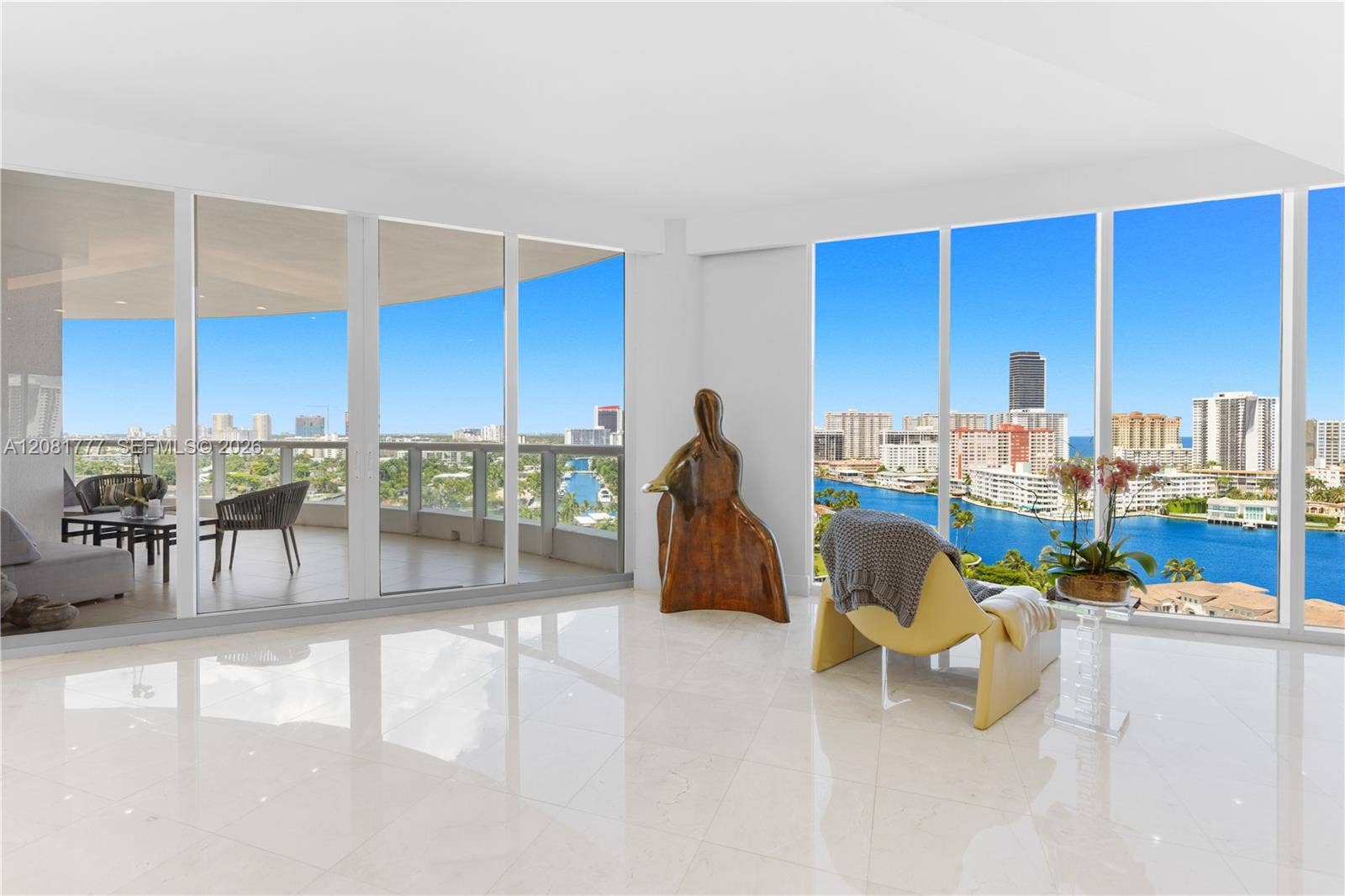 21200 NE Point Place, #1404, Aventura, FL 33180 Views from Dining Area