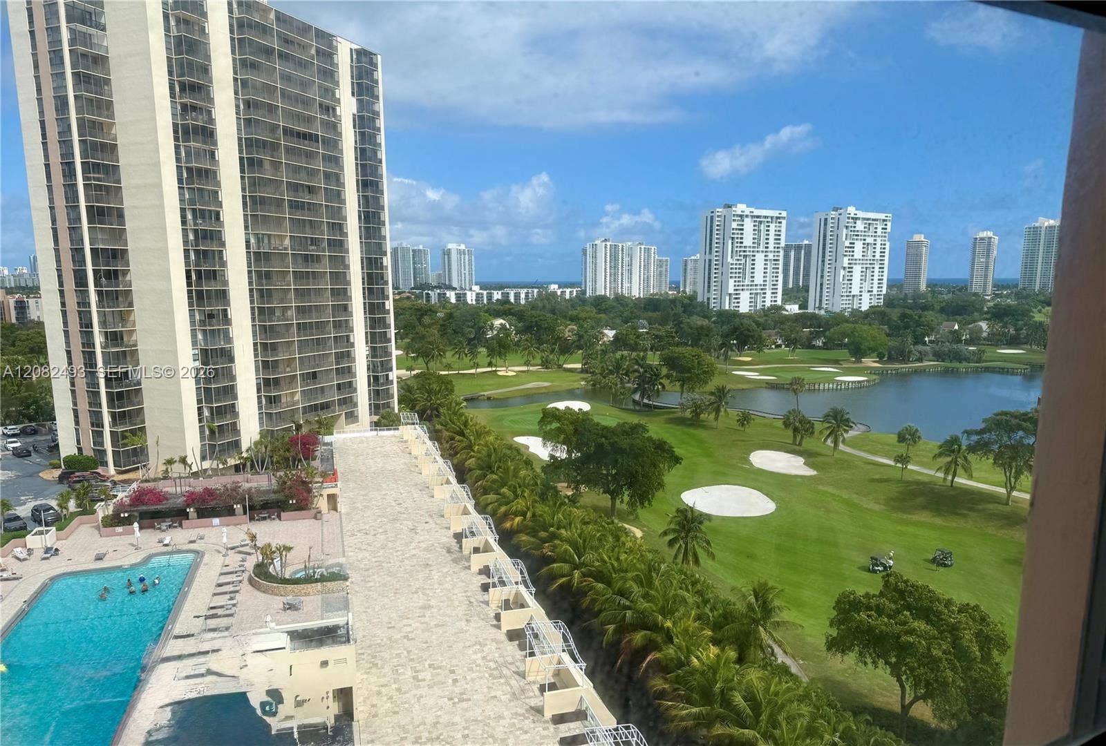 20335 W Country Club Drive, #1203, Aventura, FL 33180 View from Living Room