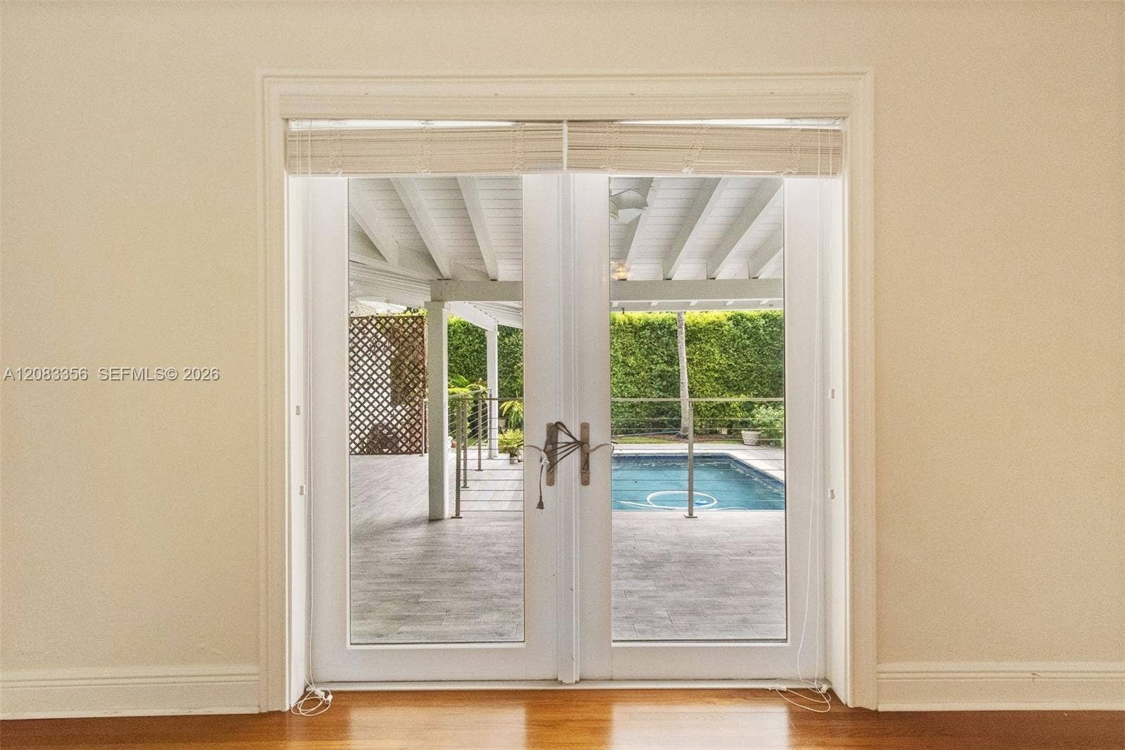 Views of Pool from Primary Bedroom Suite