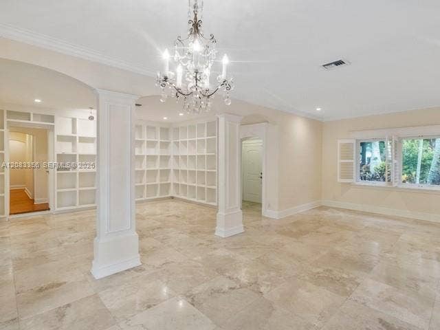 Living Room with Views to Front and Back Gardens. Dining Room is Open to Living Room.