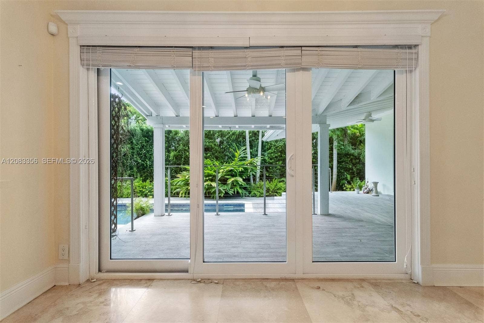 Pool Patio Views From Living Room