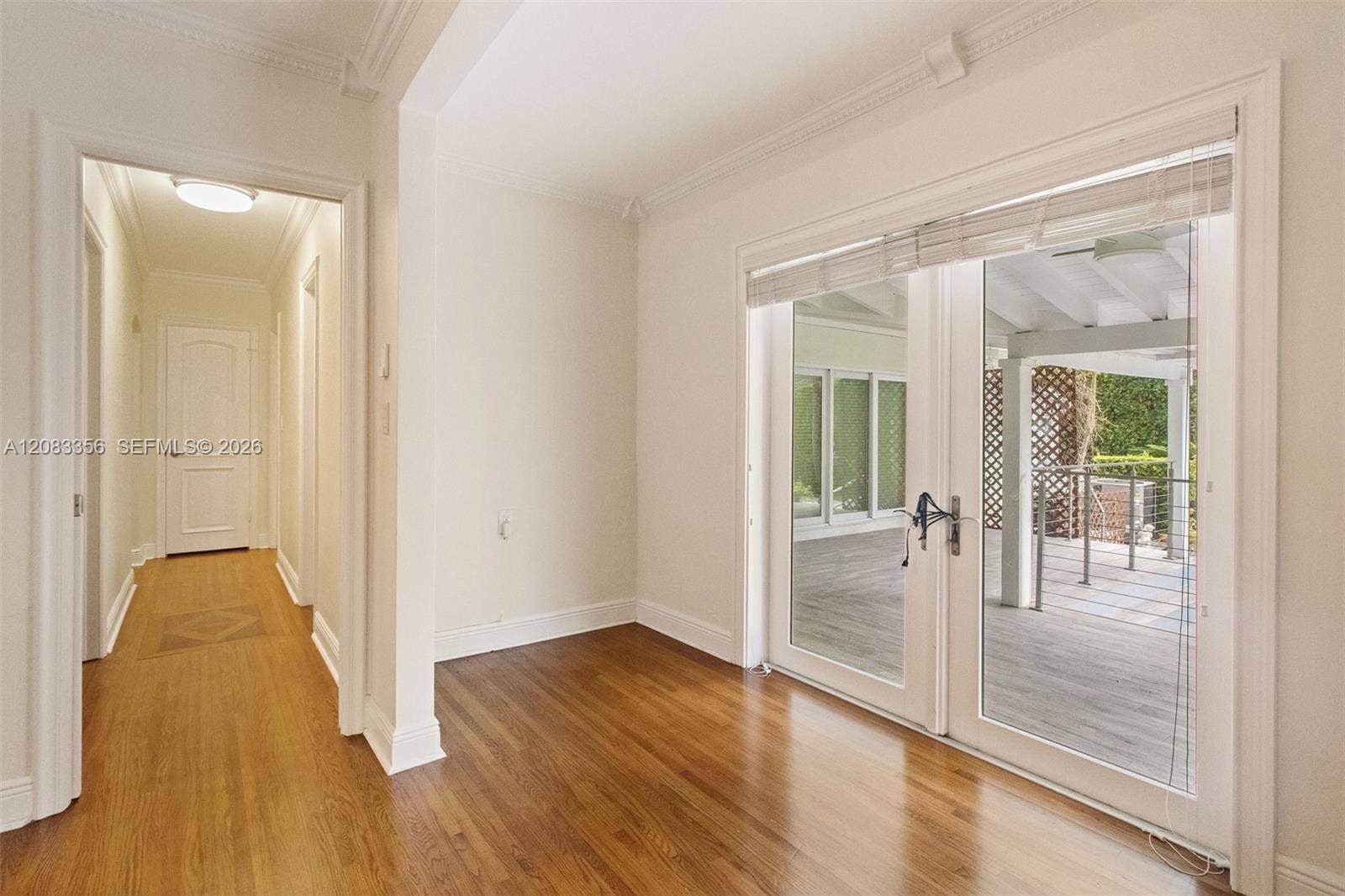 Side Angle of Primary Bedroom with Pool Patio Access/Views