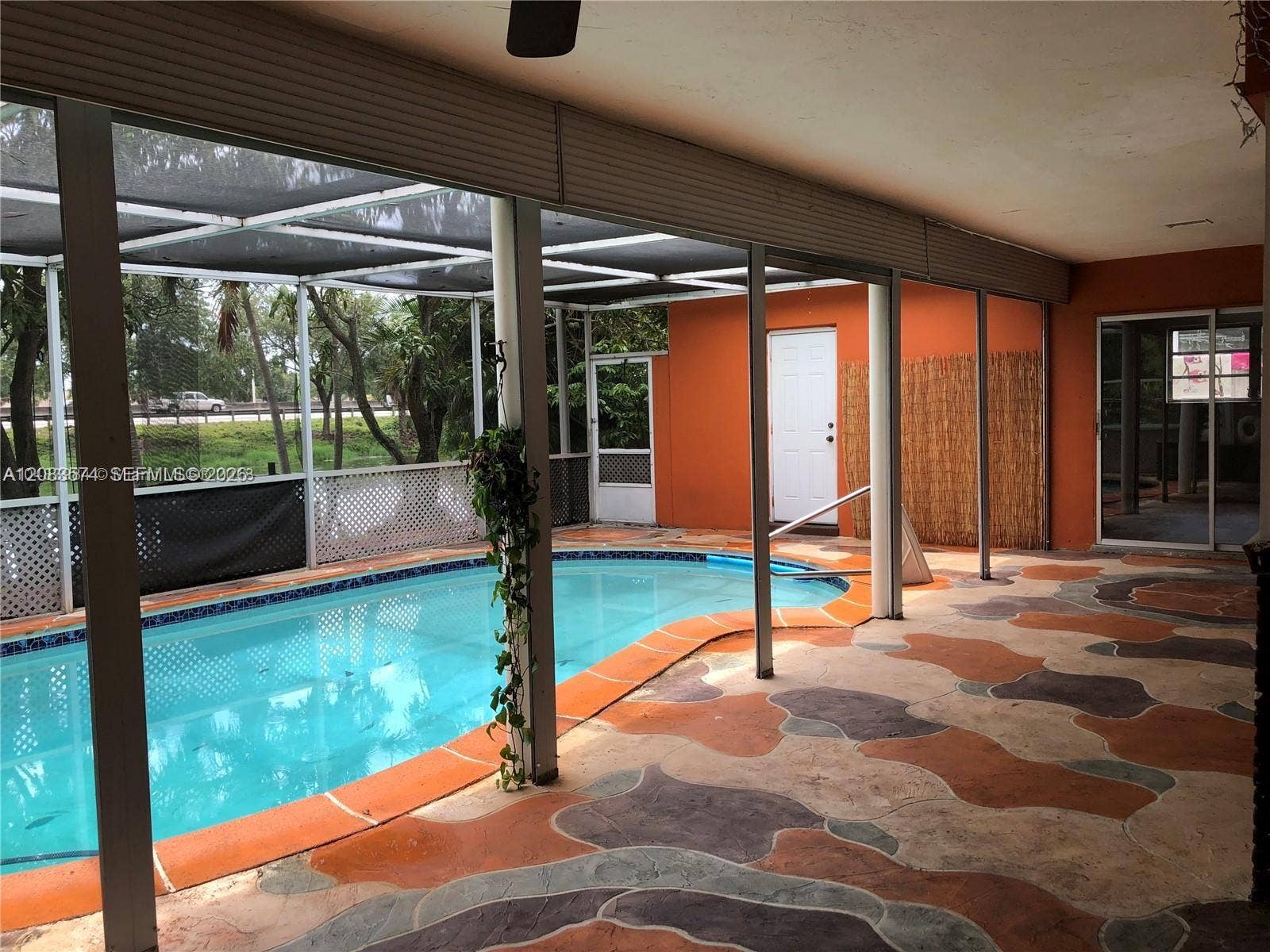 Roof Covered Patio and a North Facing View..Cool!!
